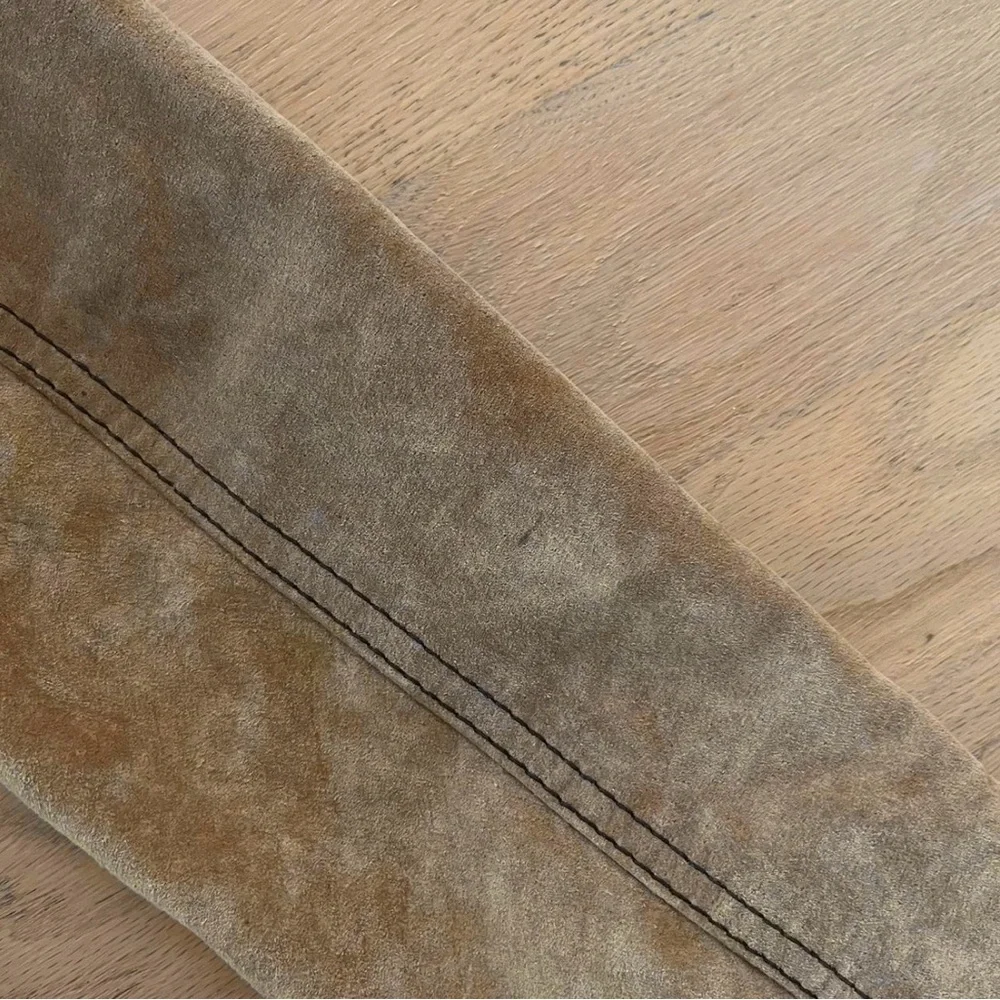100% Leather Suede Trench Coat - Picture 4 of 8